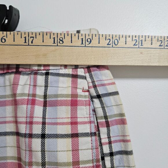 Dockers Woman Bermuda Shorts Women's 20W (38x10) Multicolor Plaid Pockets Casual - Picture 5 of 9